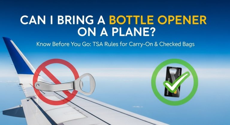 Can I Bring a Bottle Opener on a Plane