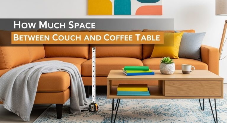 How Much Space between Couch And Coffee Table