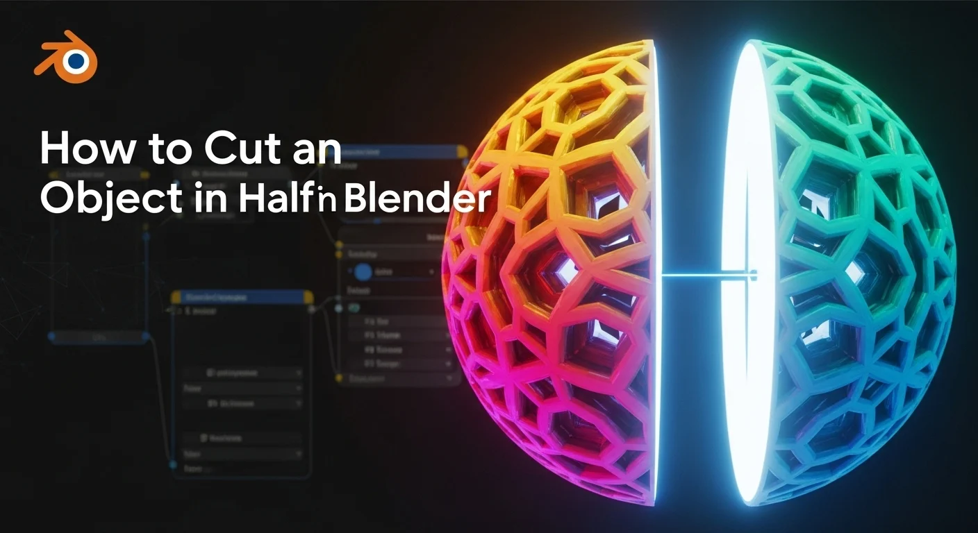 How to Cut an Object in Half in Blender