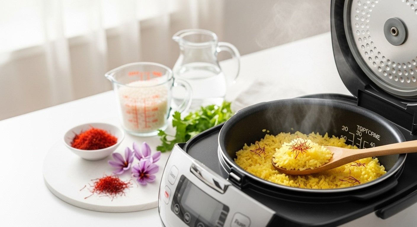 How to Make Saffron Rice in a Rice Cooker