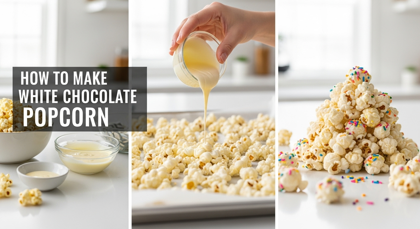 How to Make White Chocolate Popcorn