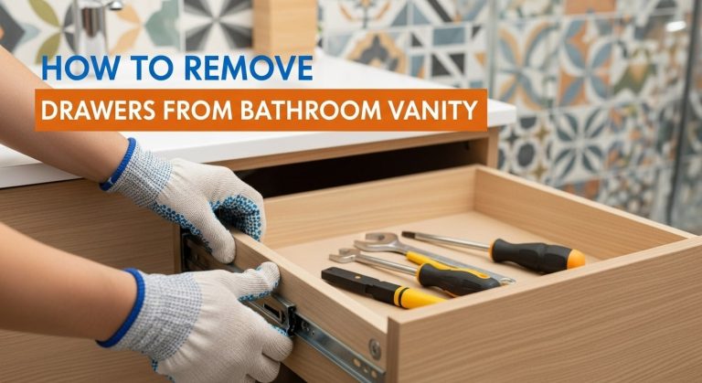 How to Remove Drawers from Bathroom Vanity