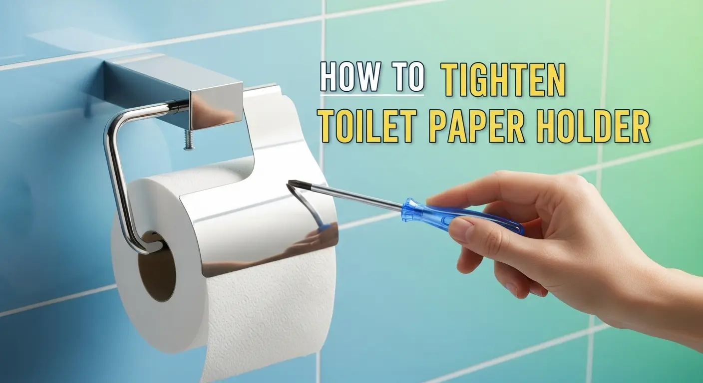 How to Tighten Toilet Paper Holder