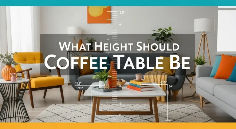 What Height Should Coffee Table Be