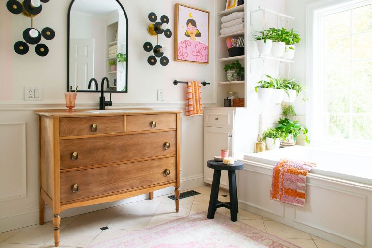 How Do You Make a Dresser into a Bathroom Vanity