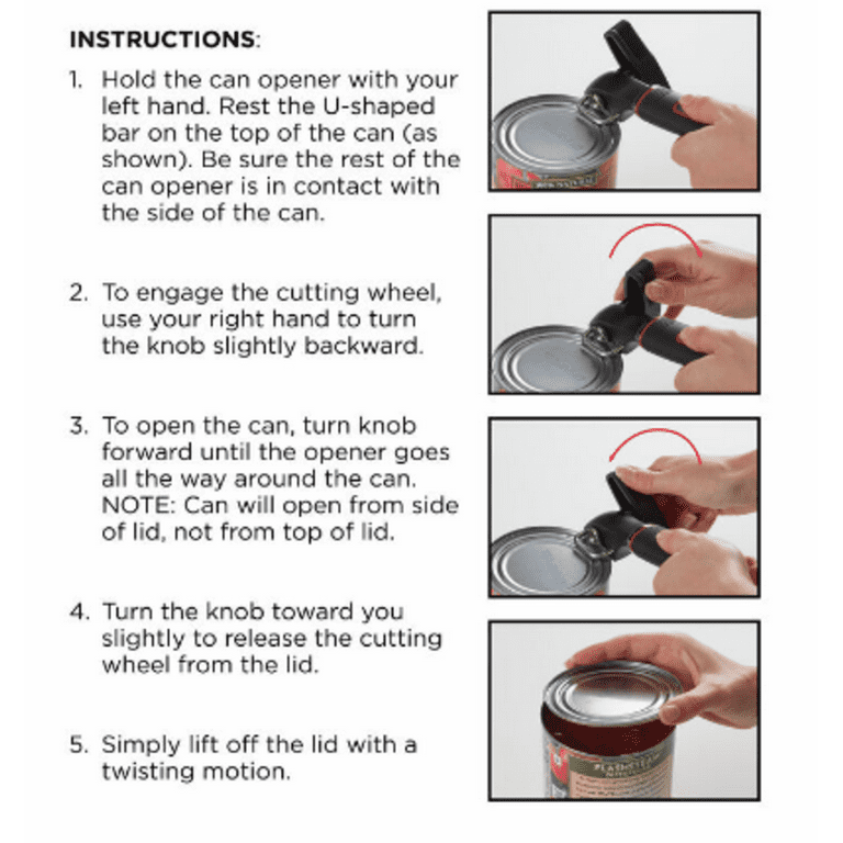 How Do You Use a Farberware Can Opener