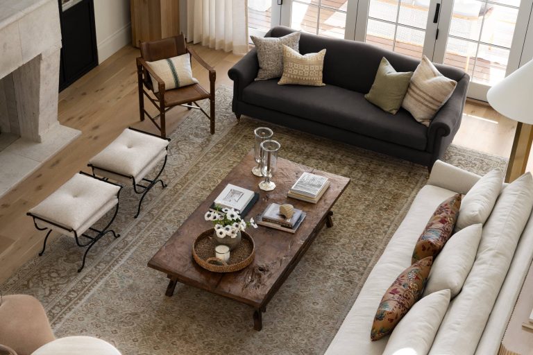 How to Arrange Two Different Sofas in Living Room
