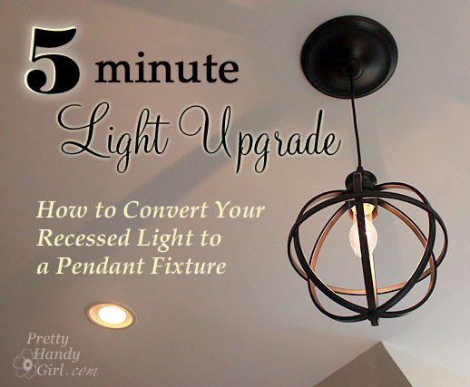 How to Convert a Can Light to Pendant
