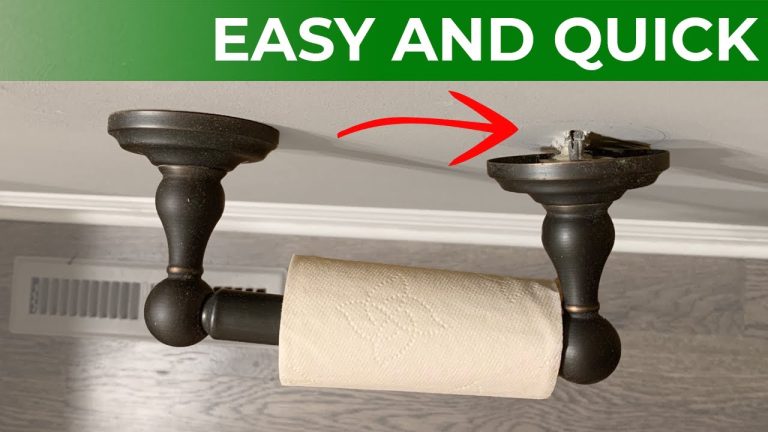 How to Fix Toilet Paper Holder on Wall