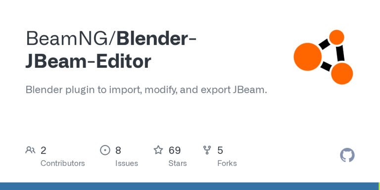 How to Import Jbeam to Blender