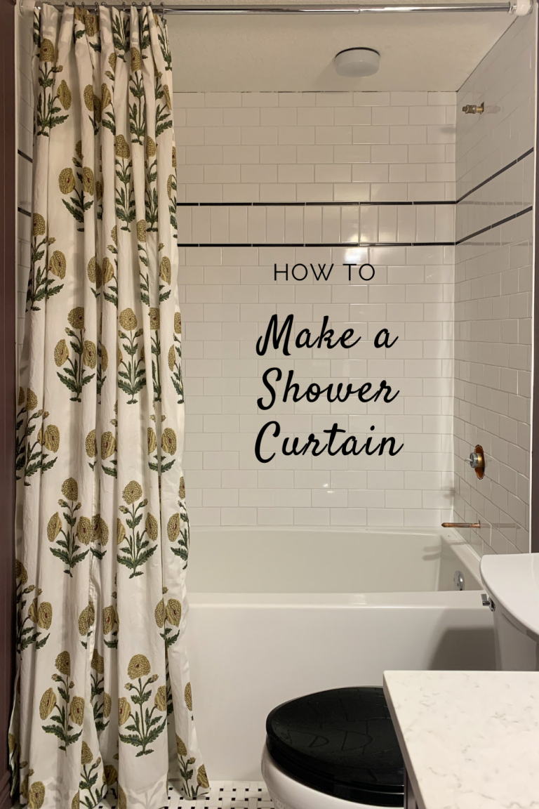 How to Make a Shower Curtain