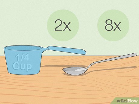 How to Measure 2/3 Cup With 1/4