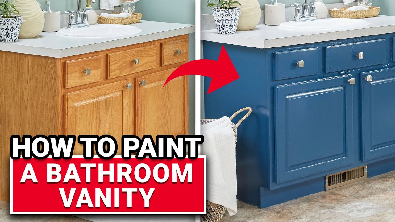 How to Repaint a Bathroom Vanity