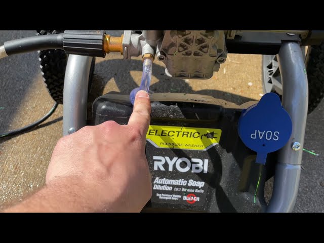 How to Use the Soap Dispenser on a Pressure Washer