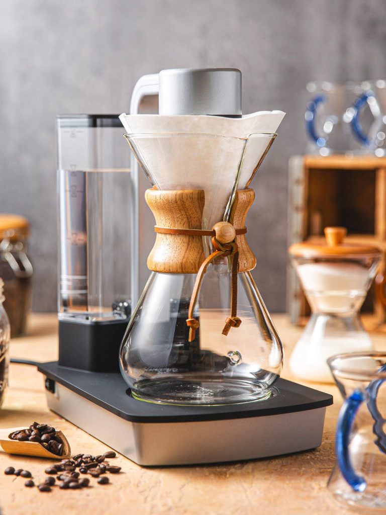 What is Reservoir of Chemex Ottomatic Coffee Maker Made of