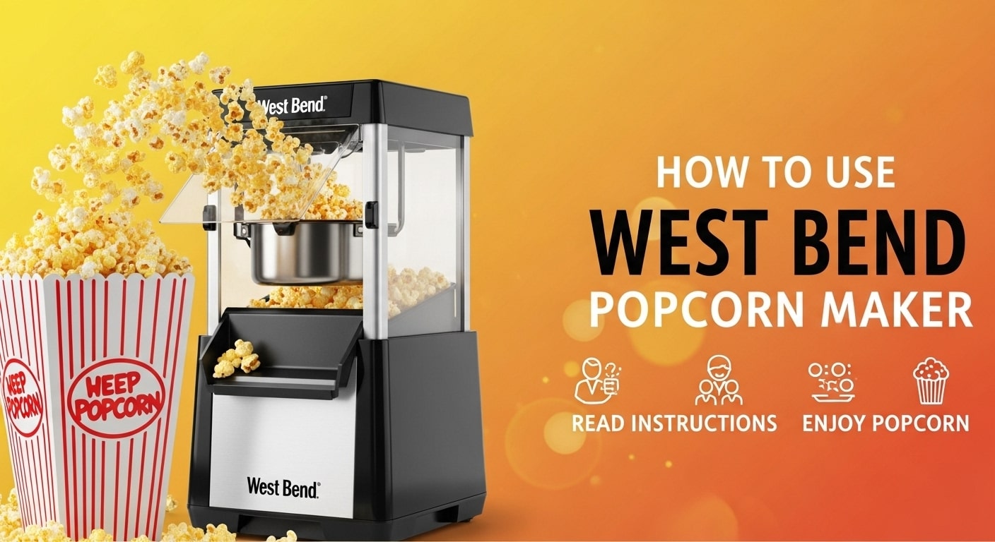 How to Use West Bend Popcorn Maker