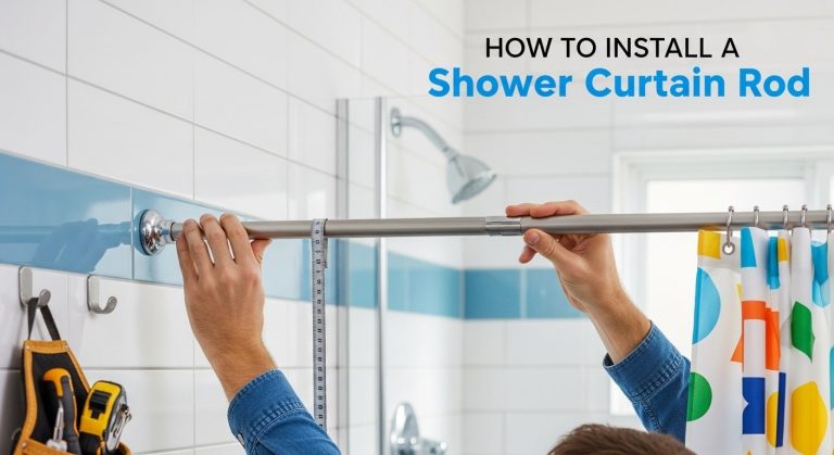 How to Install a Shower Curtain Rod