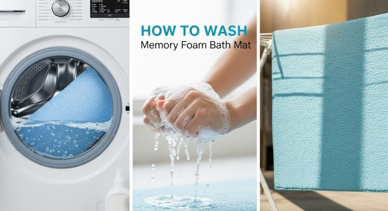 How to Wash a Memory Foam Bath Mat