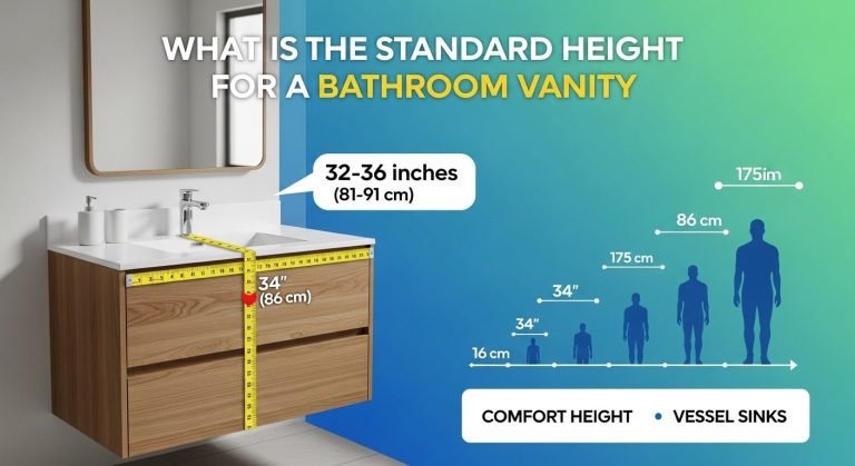 What is the Standard Height for a Bathroom Vanity