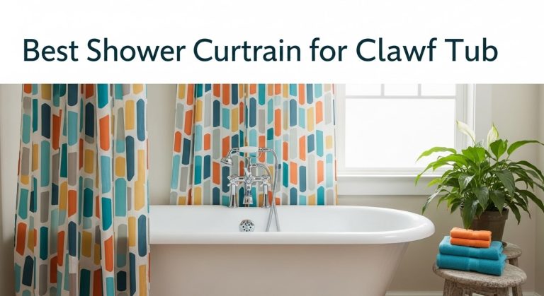 Best Shower Curtain for Clawfoot Tub