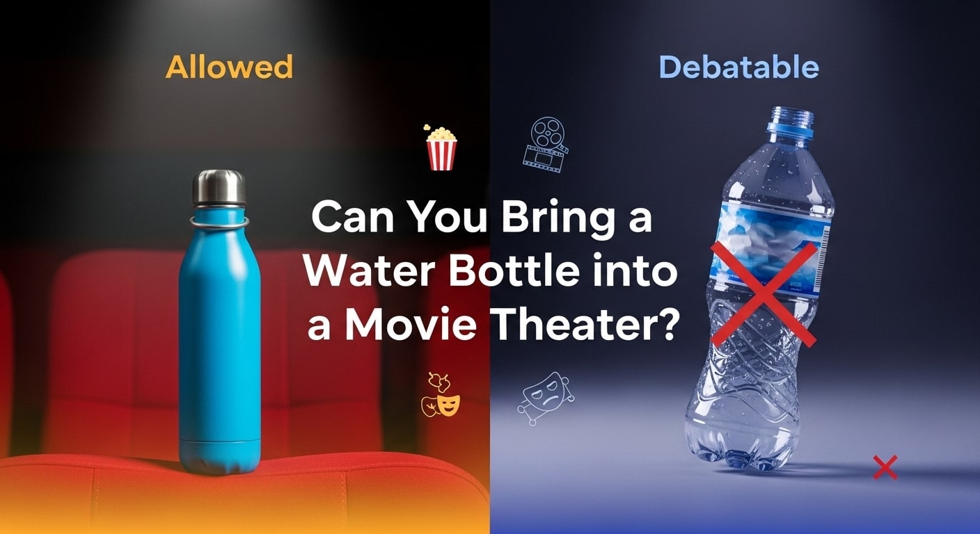 Can You Bring a Water Bottle into a Movie Theater: Essential Guide