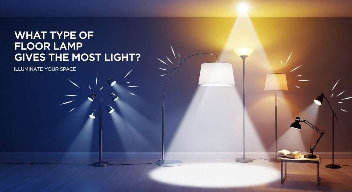 What Type of Floor Lamp Gives the Most Light