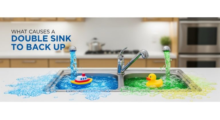 What Causes a Double Sink to Back Up