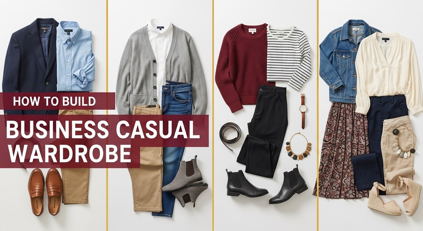 How to Build Business Casual Wardrobe