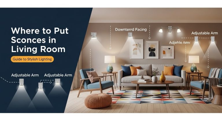 Where to Put Sconces in Living Room
