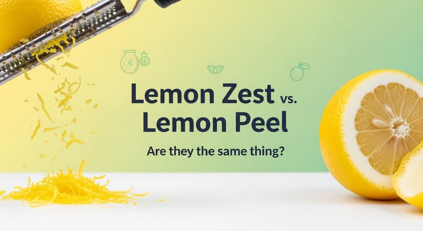 Is Lemon Zest And Lemon Peel the Same