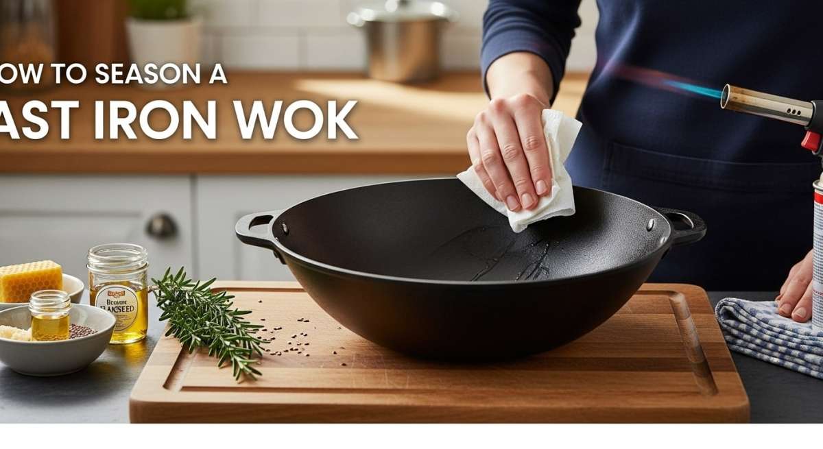 How to Season a Cast Iron Wok