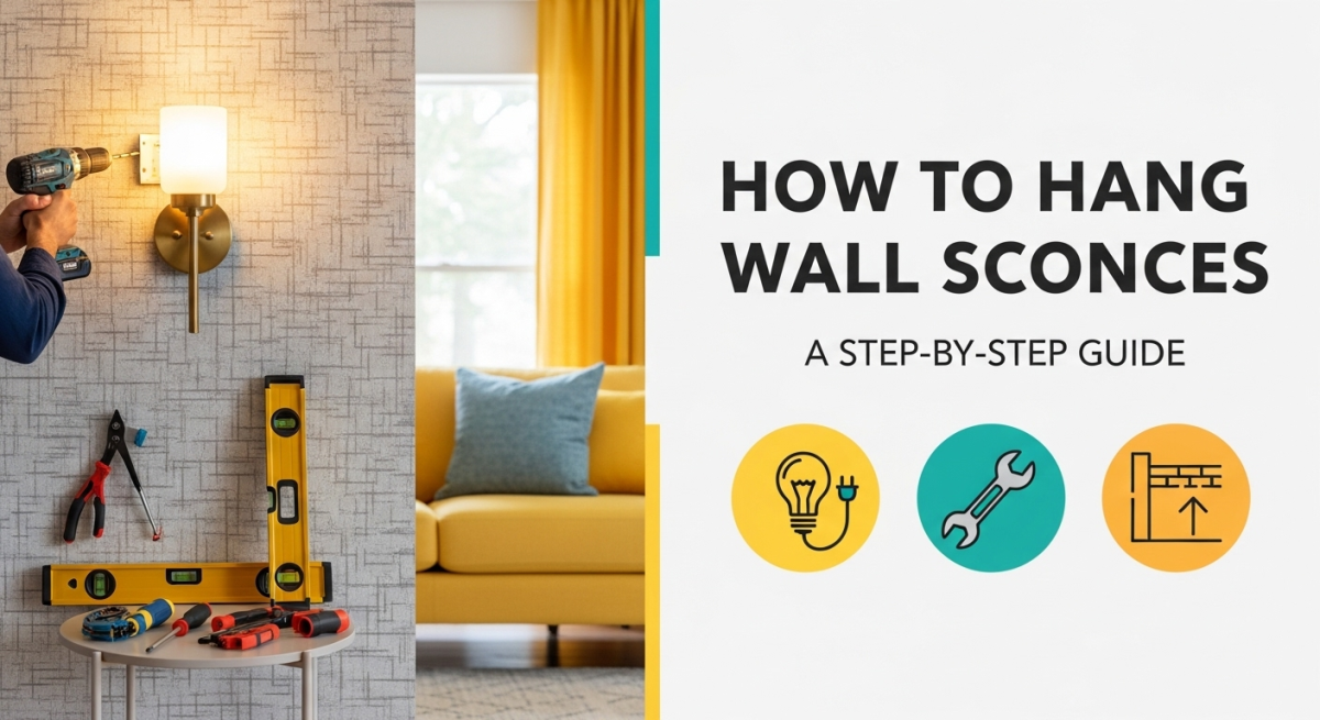 How to Hang Wall Sconces