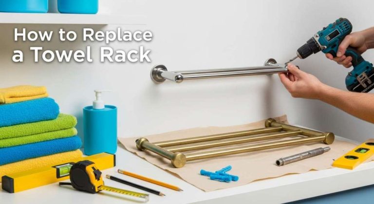 How to Replace a Towel Rack